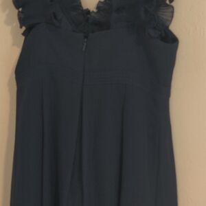 Lilly PULITZER Navy Ruffle Sleeveless Dress Sz 2